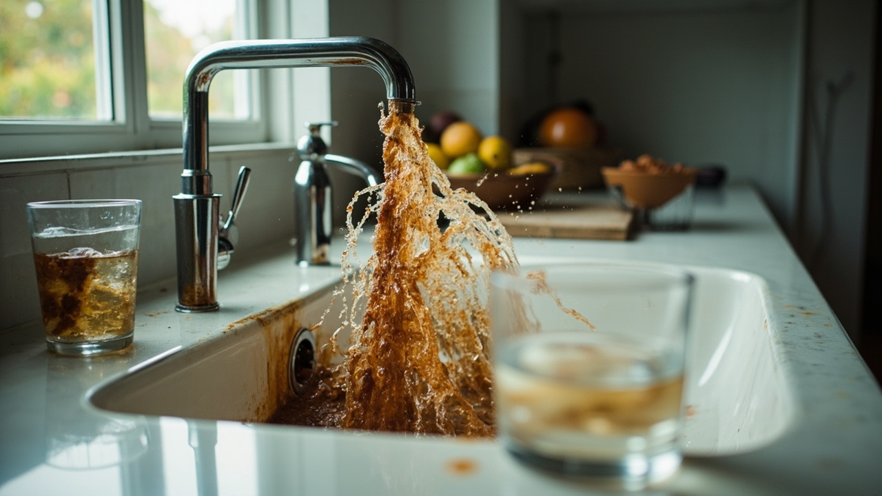 Discolored or Rusty Water in Houston – Expert Diagnosis and Fast Repair for Safe, Clear Tap Water