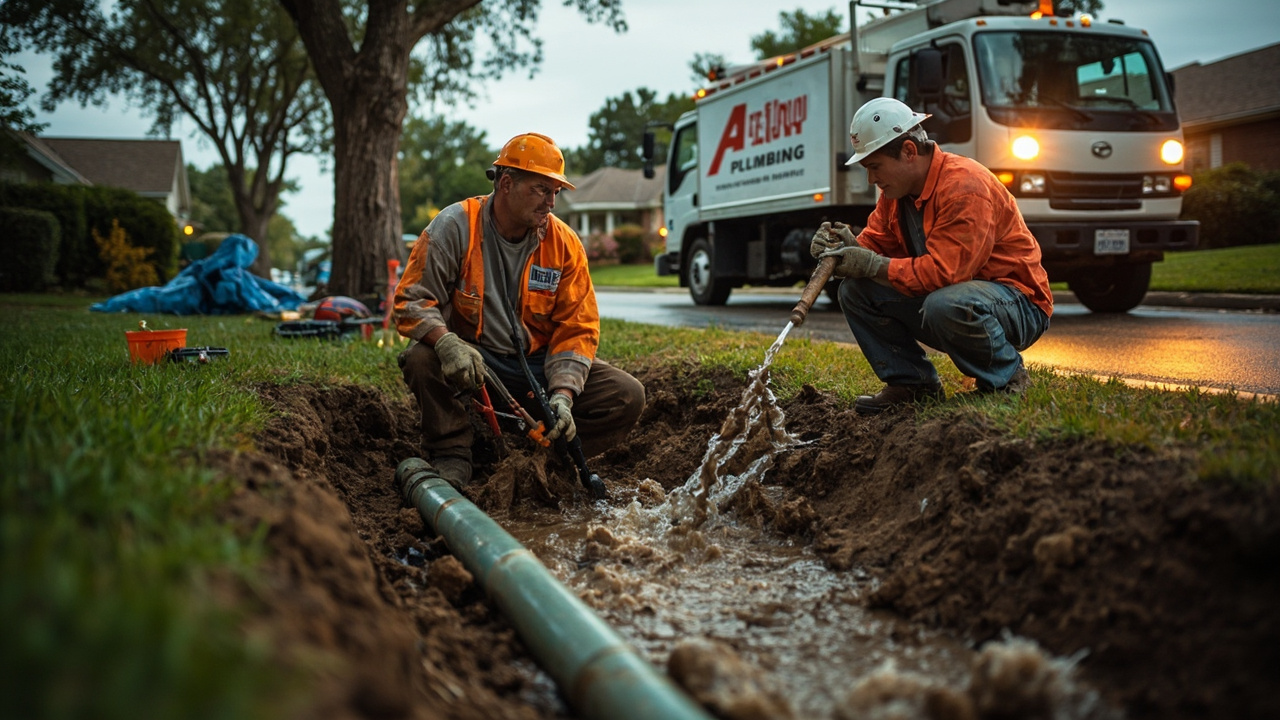 How Atlas Plumbing Houston Executes Emergency Underground Water Line Repair