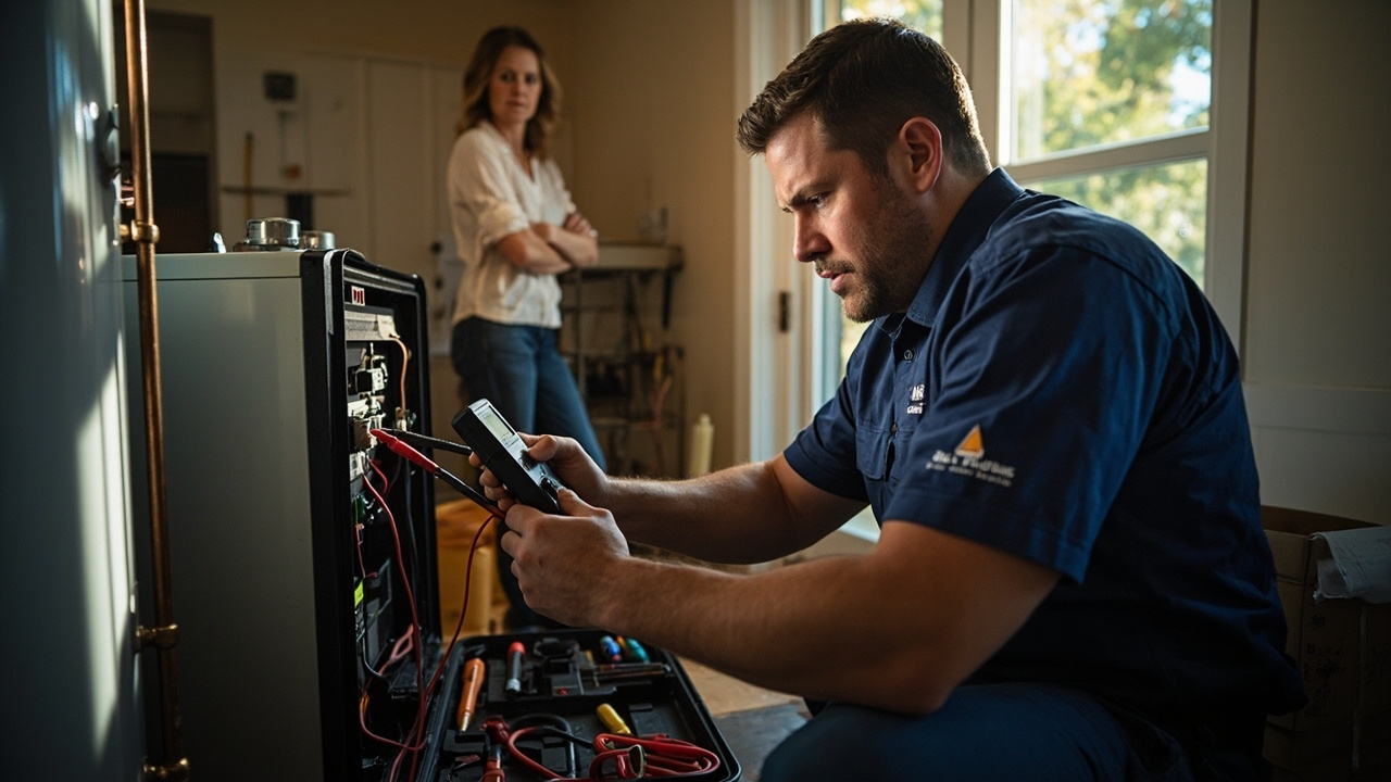 No Hot Water Diagnosis in Houston – Expert Problem Identification in Under 60 Minutes
