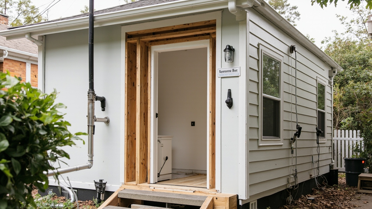 A guide to plumbing requirements for building an accessory dwelling unit or guest house in the Third Ward