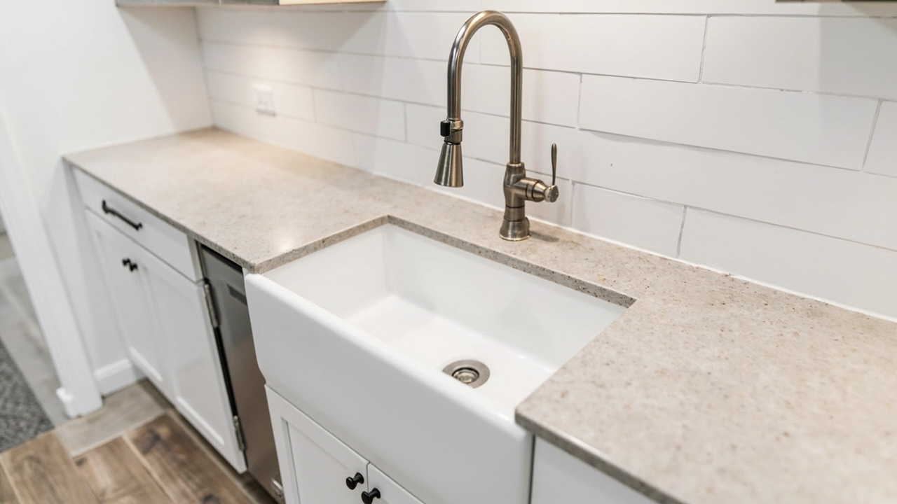Choosing a farmhouse sink for your Oak Forest kitchen remodel and how it affects your plumbing layout